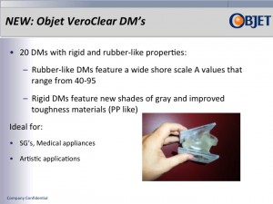 Objet introduces new materials for 3D printers Slide5