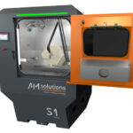 AM Solutions S1 Wet wet blasting machine for AM post-processing.