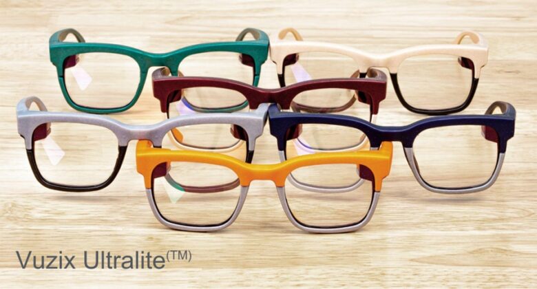 Vuzix Ultralite smart eyewear 3D-printed with Materialise.