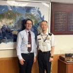 Byron Kennedy of Spee3D (left) and Major General Mr. Shirakawa of Japan Ground Self-Defense Force (right)